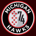 Michigan Hawks SC Badge